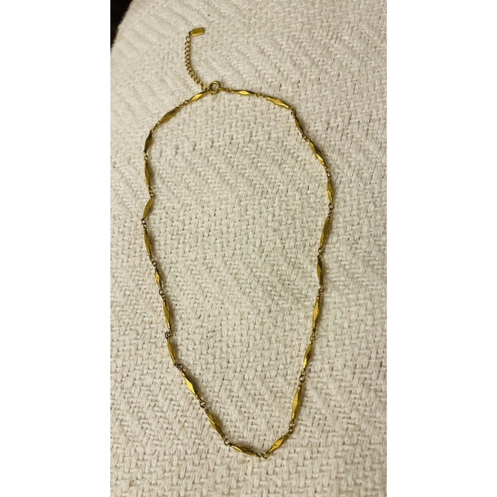 Nikken Kenko Perfect Link II Gold Stainless Steel Magnetic Necklace Gold Tone
